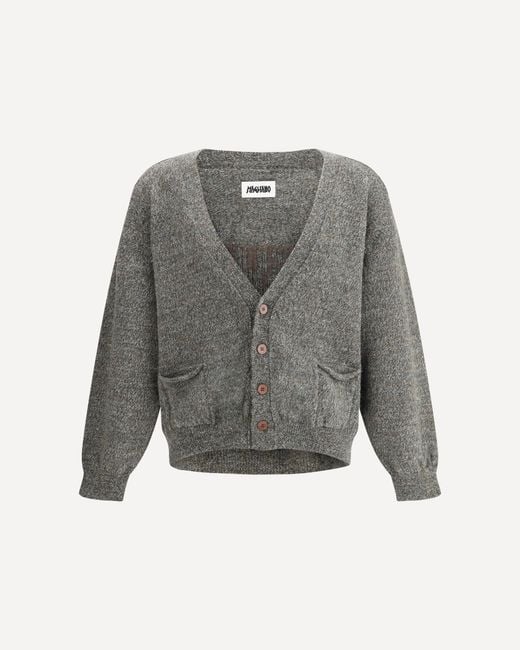 Magliano Gray Wool Cardigan for men