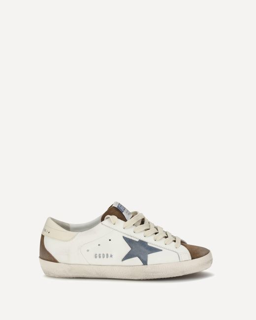 Golden Goose Deluxe Brand White Super Star Sneakers for men