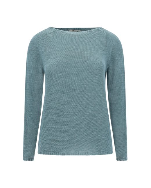 Max Mara Blue Giolino Sweater