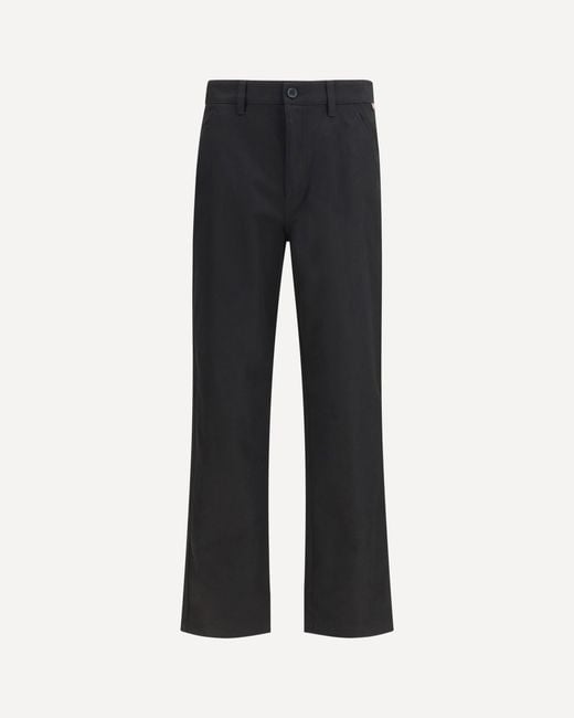 Burberry Black Cotton Twill Chino Pants for men