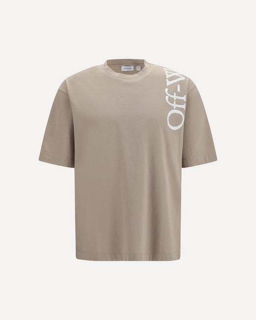 Off-White c/o Virgil Abloh Gray Vertical Bookish Skate T-Shirt for men