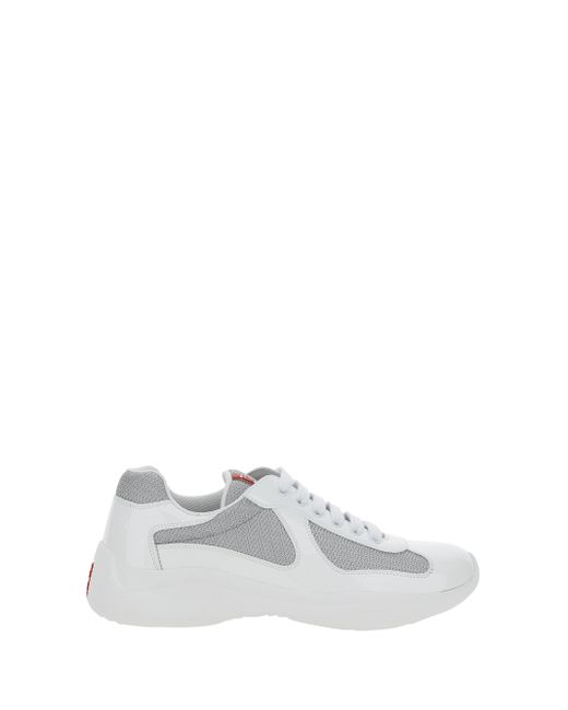 White mens prada clearance trainers