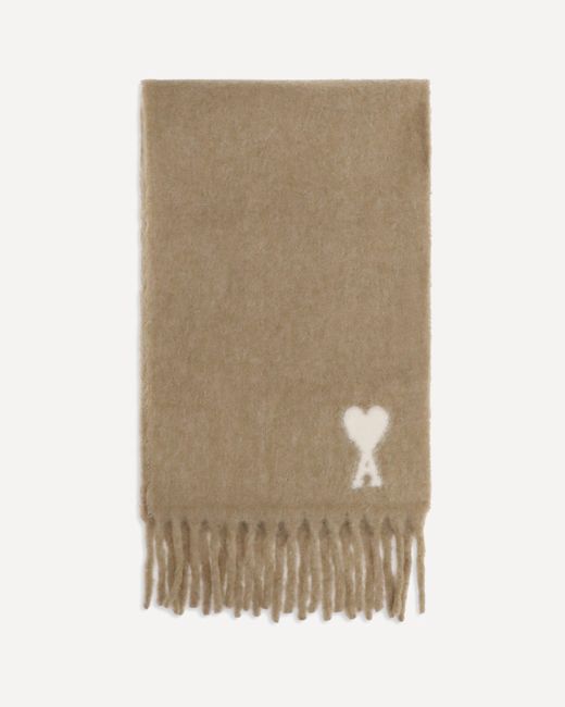 AMI Natural Ami De Coeur Scarf for men