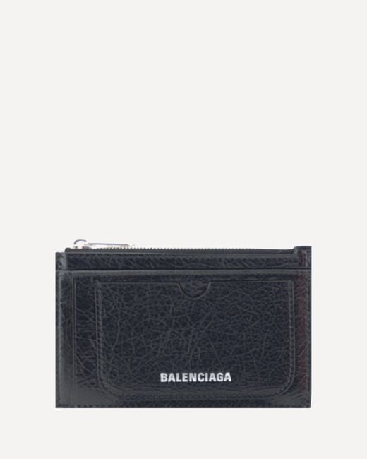 Balenciaga Blue Superbusy Card Holder for men