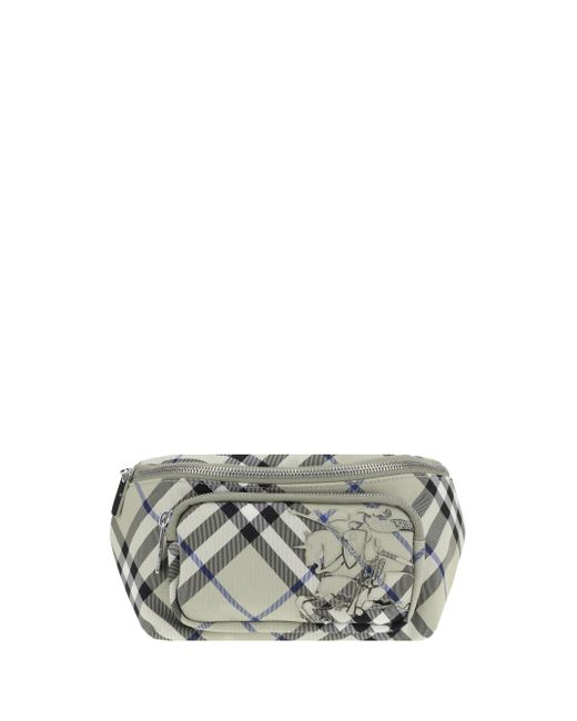 Burberry Gray Check Archive Fanny Pack for men