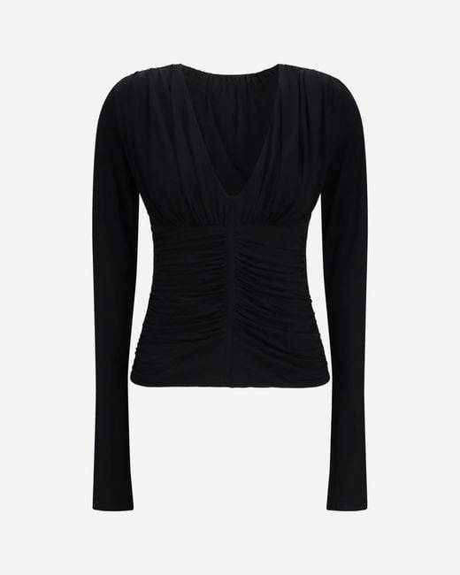 Max Mara Black Beato Long-Sleeved Top