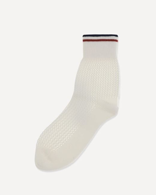 Brunello Cucinelli White Knitted Socks