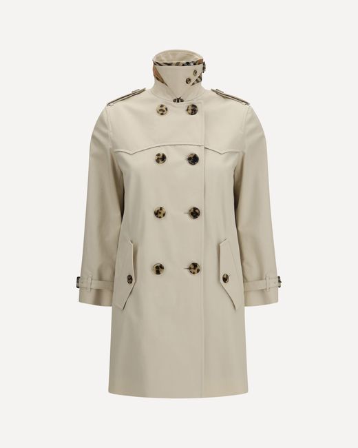 Burberry Natural Short Summerside Trench