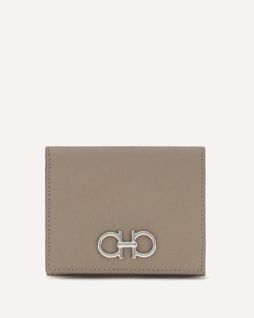 Ferragamo Gray Gancini Wallet
