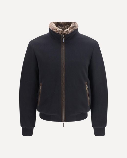 Moorer Blue Bellati Mrw Bomber for men
