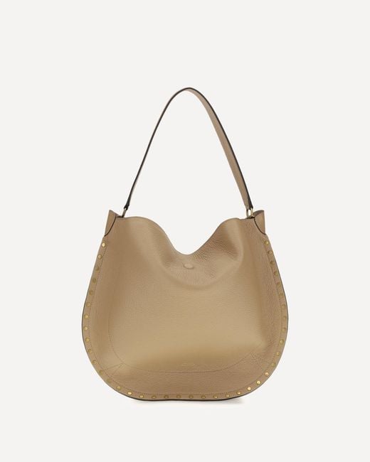 Isabel Marant Natural Oskan Hobo Shoulder Bag