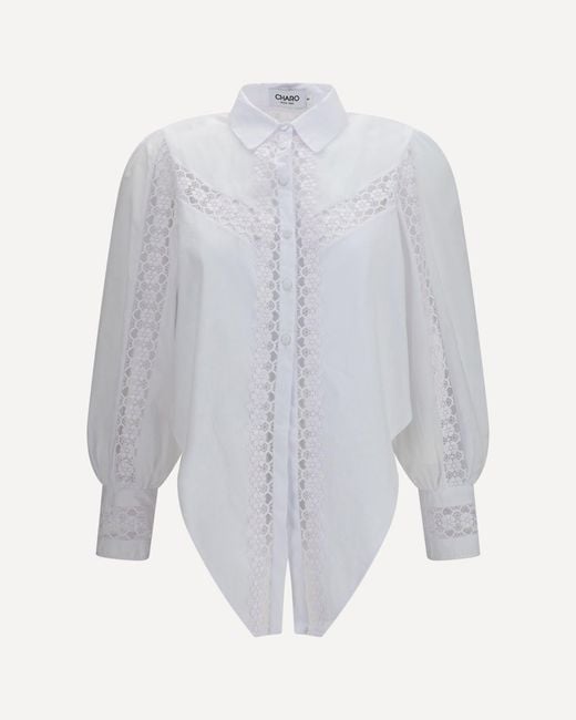 Charo Ruiz White Devi Blouse