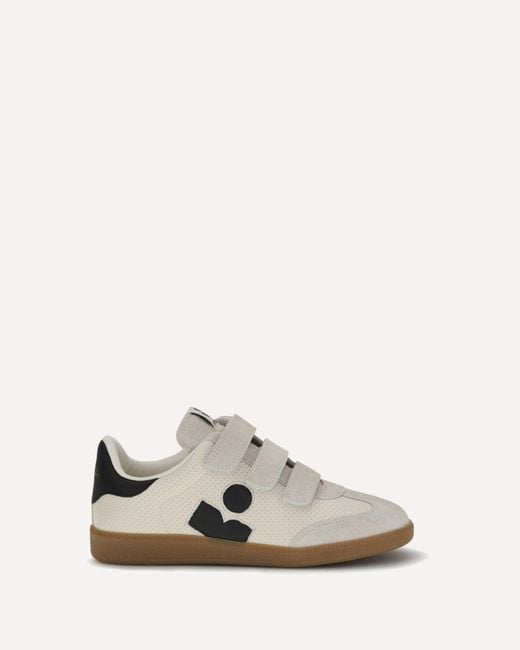 Isabel Marant White Beth Leather Sneakers