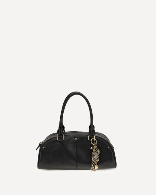 Chloé Black Bowling Handbag