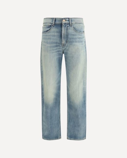 7FOR Blue Easy Straight Jeans for men