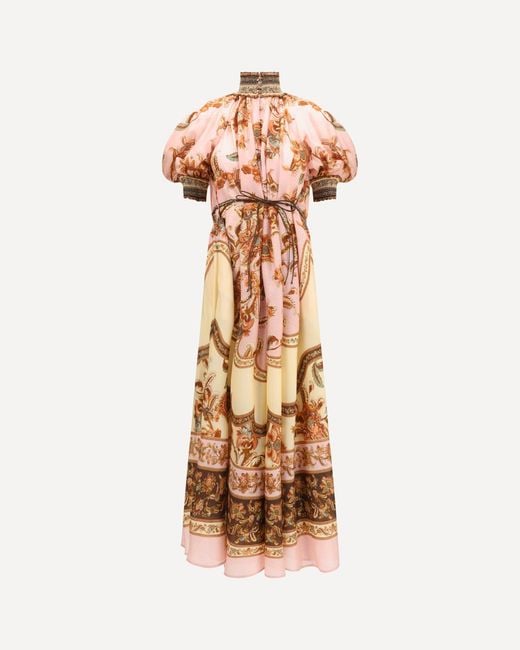 Zimmermann Multicolor Aster Billow Dress