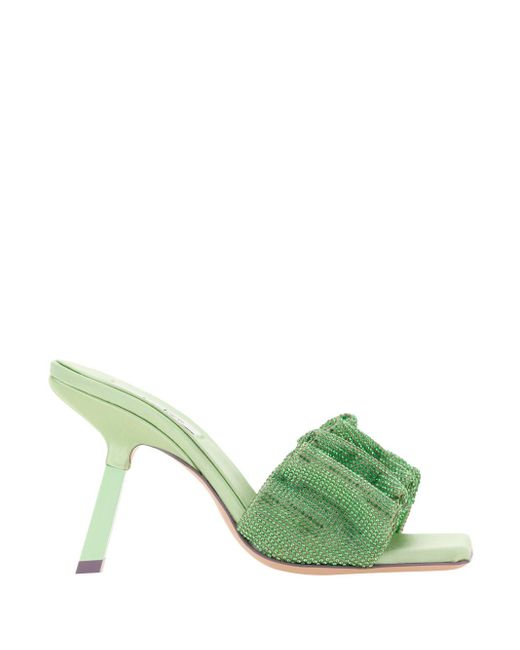 Sebastian Strass Sandals in Green | Lyst