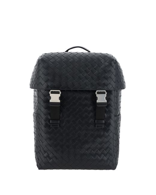 Bottega Veneta Black Avenue Backpack for men