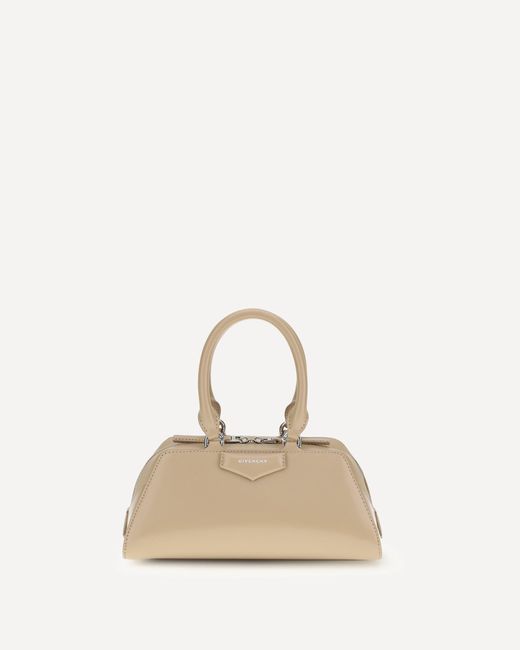 Givenchy Natural Antigona East-West Mini Leather Box Handbag