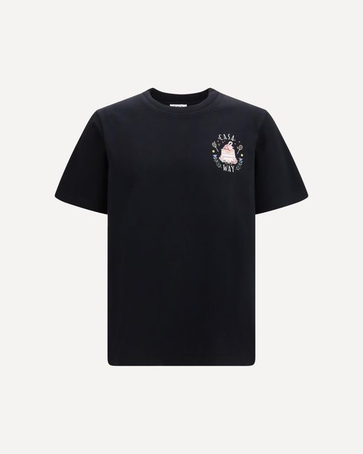 Casablanca Black Casa Way Graphic T-Shirt for men