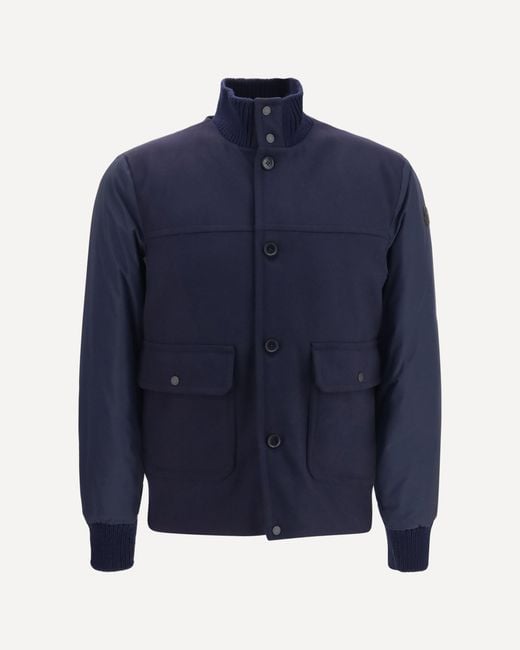 Moncler Blue Urvalis Jacket for men