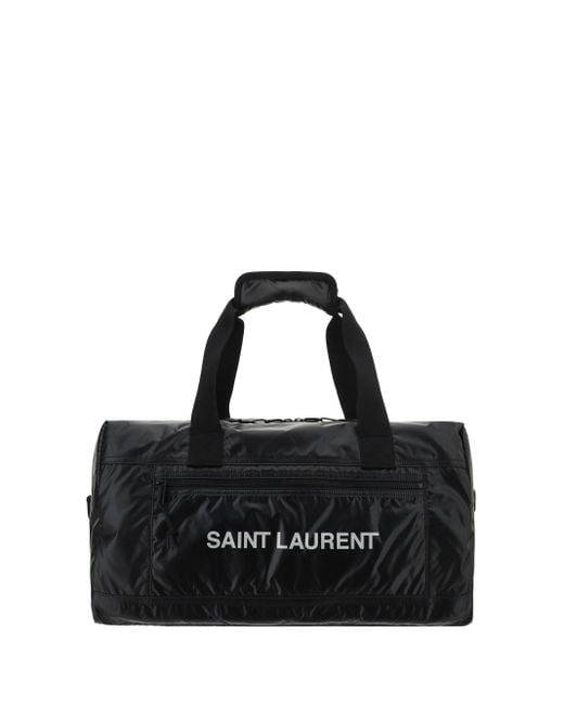 Saint Laurent Black Duffle Bag for men
