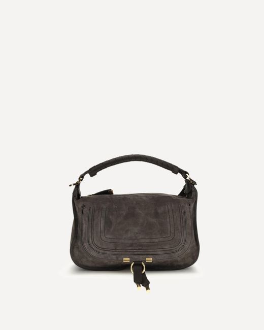 Chloé Black Chloã Small Marcie Shoulder Bag