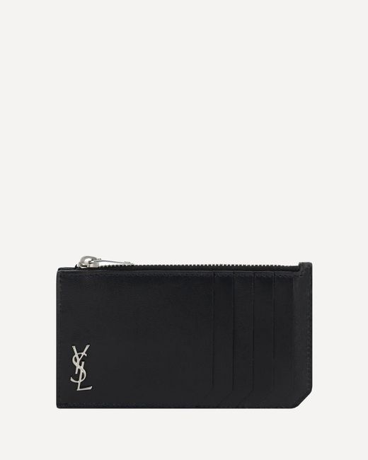 Portacarte di Saint Laurent in Black da Uomo