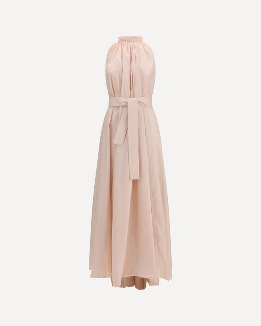 Sa Su Phi Pink Belted Pleated Dress