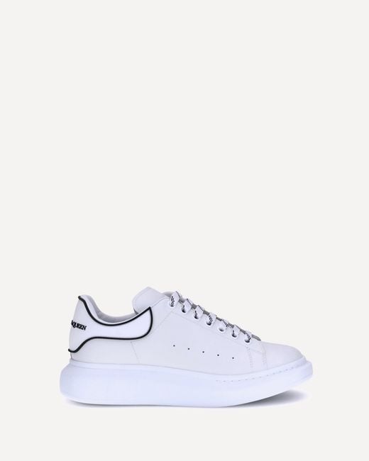 McQueen White Leather Sneakers for men
