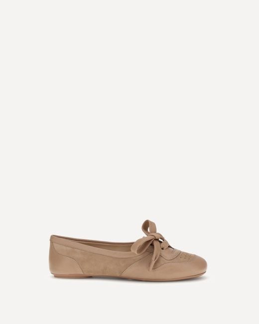 Gianvito Rossi Natural Vault Ballerinas