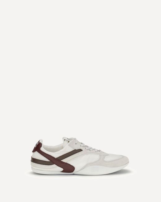 Miu Miu White Gymnasium Sneakers