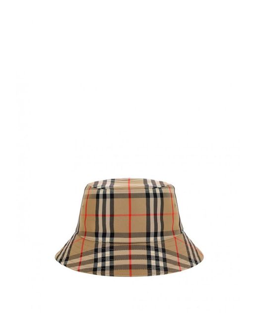Burberry Bucket Hat in Brown Lyst