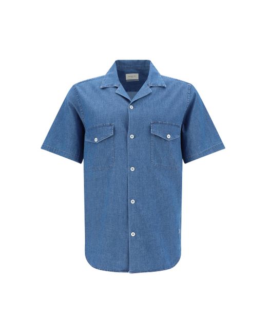 Brooksfield Blue Shirts for men