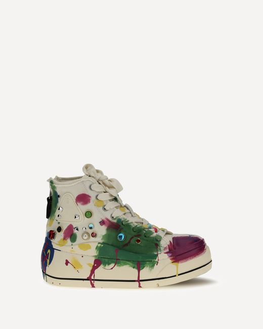 R13 Green High Top Sneakers