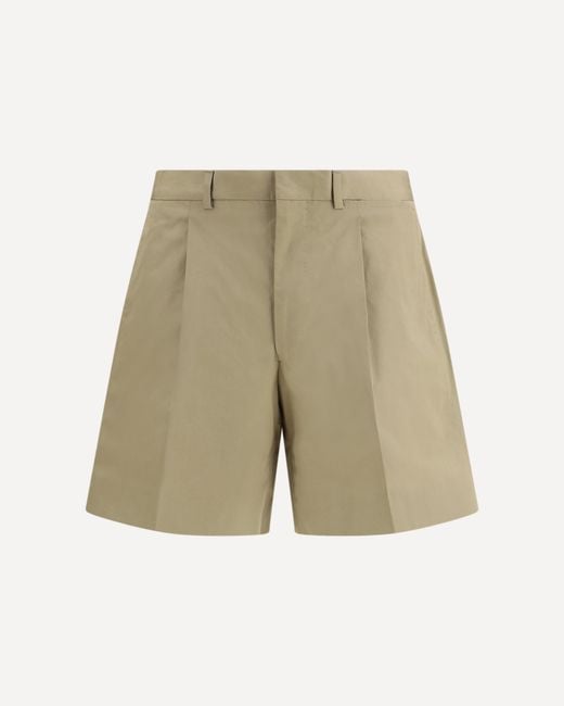 Prada Natural Cotton Shorts for men