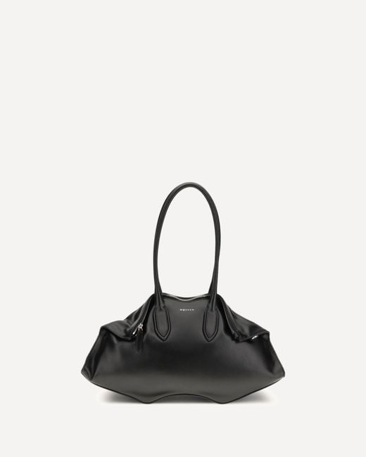 McQueen Black Manta Shoulder Bag