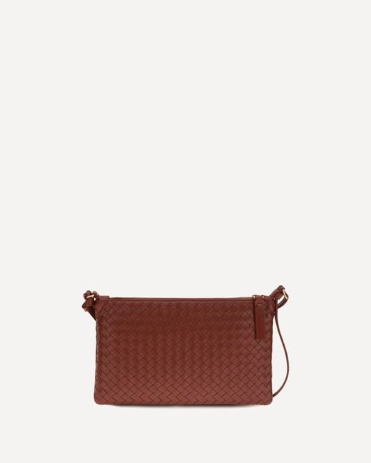 Bottega Veneta Brown Intrecciato Shoulder Bag