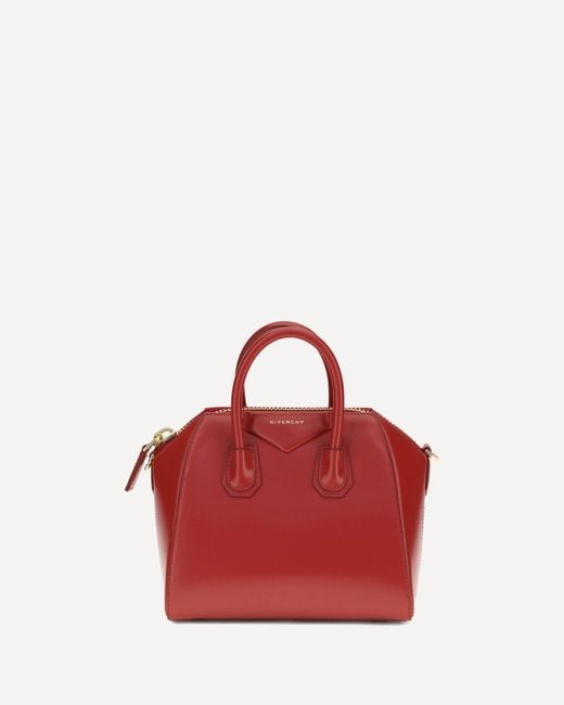 Givenchy Red Antigona Mini Handbag