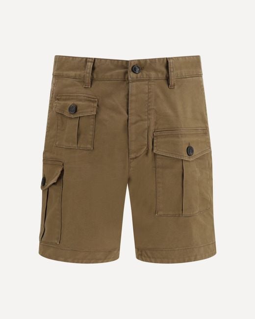 DSquared² Green Sexy Cargo Short for men