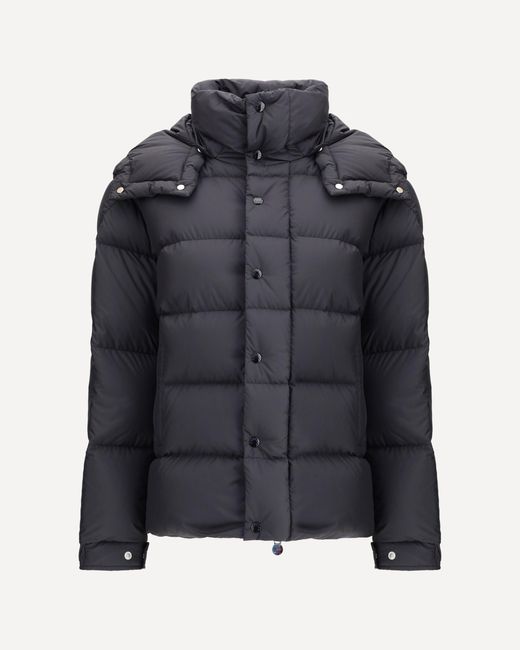 Moncler Black Maya 70 Hooded Short Down Jacket