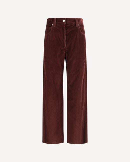 Pantalone Straight di Brunello Cucinelli in Purple