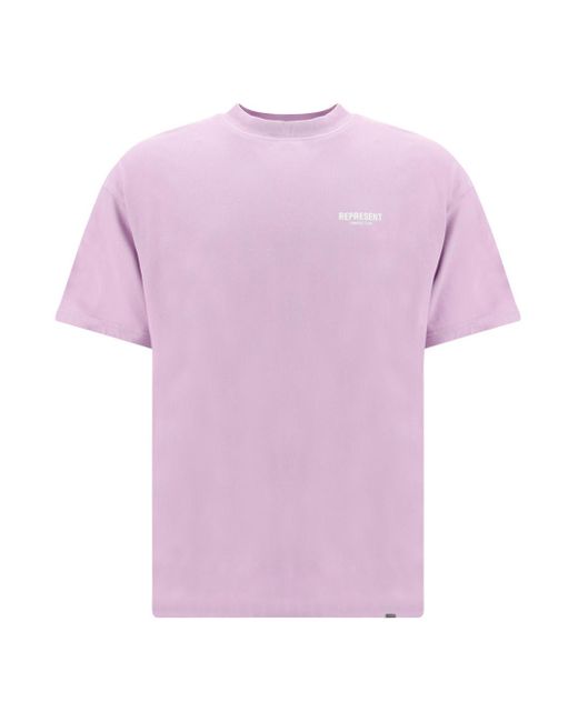 Represent Pink T-shirts for men