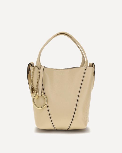 Borsa A Tracolla Spin di Chloé in Natural