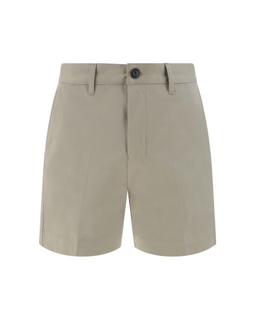 AMI Gray Bermuda Shorts for men