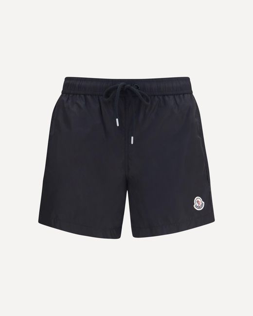 Moncler Blue Logo Swim Shorts for men
