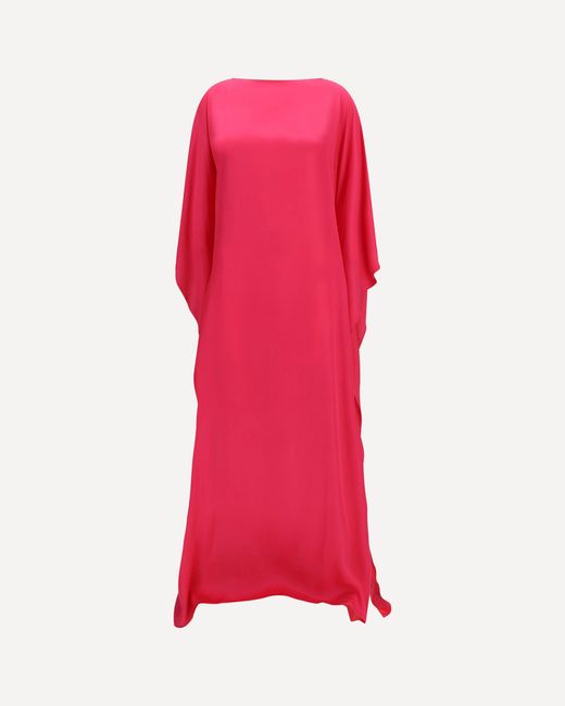 Sa Su Phi Red Marta Satin Maxi Dress