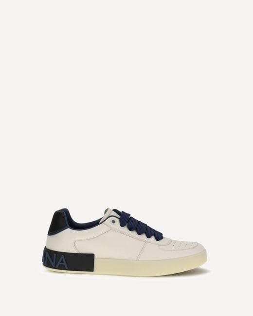 Dolce & Gabbana White Portofino Sneakers for men