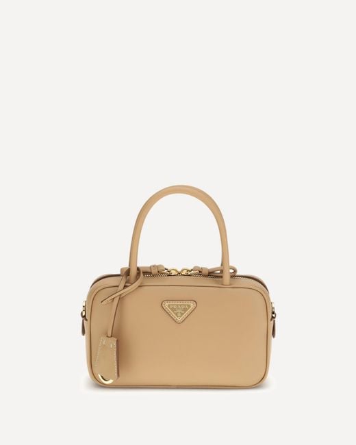 Prada Natural Leather Handbag