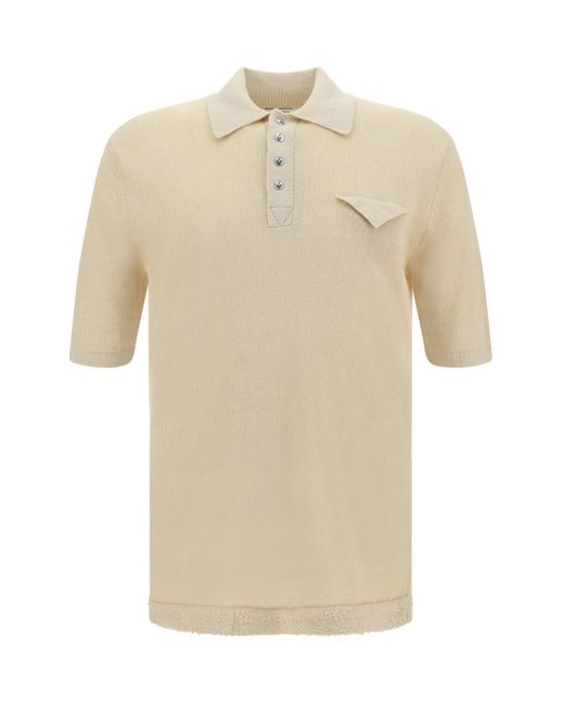 Bottega Veneta Natural Polo Shirt for men